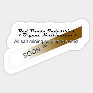 RPI Salt Mine 1 Sticker